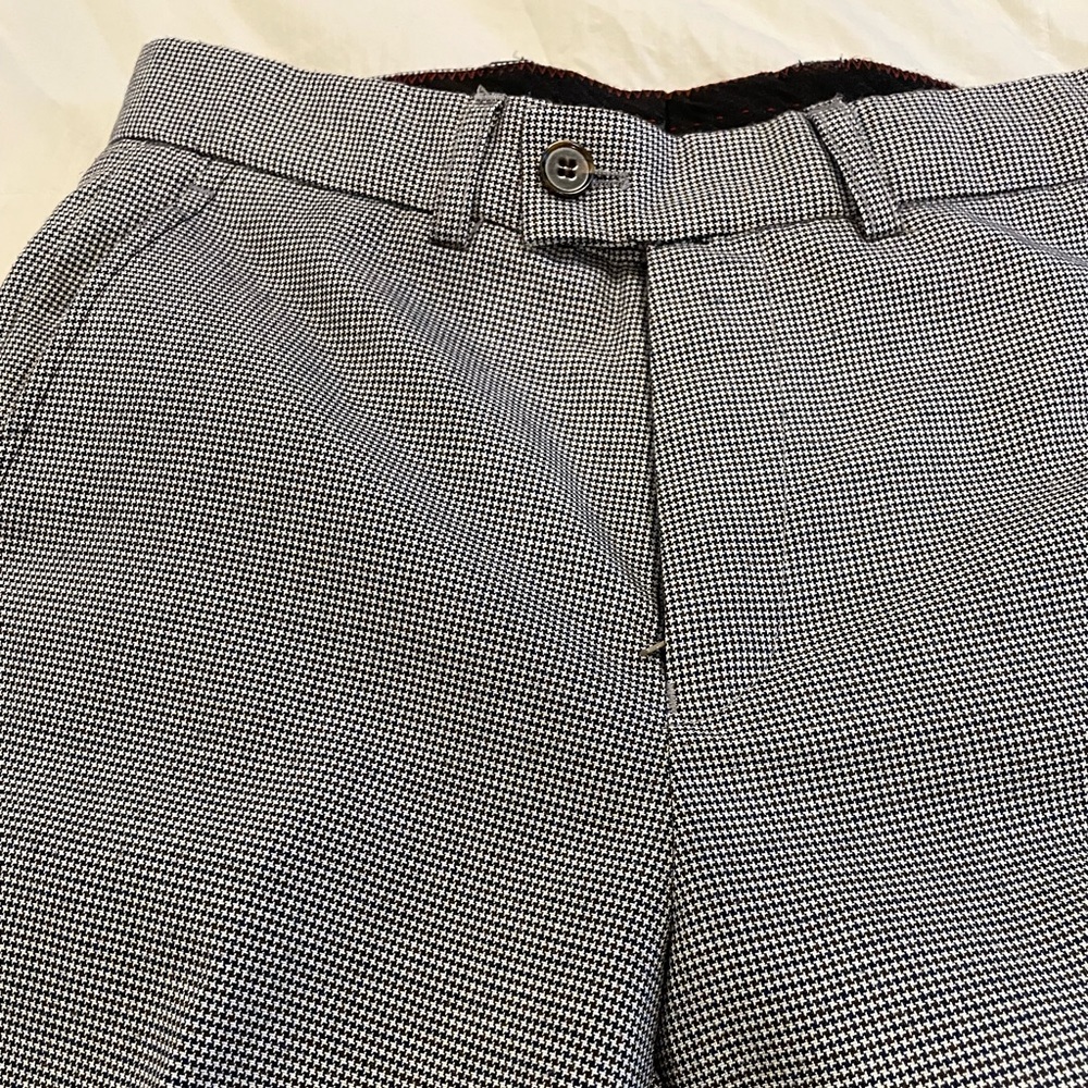 Isaac Mizrahi Boys Houndstooth Dress Pants, Size 12 - Picture 2 of 5